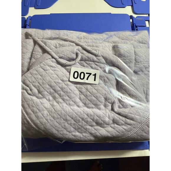 L.L. Bean Women Sweatshirt Lavender Quilted Funnel Neck Size Small Petite - Picture 10 of 11